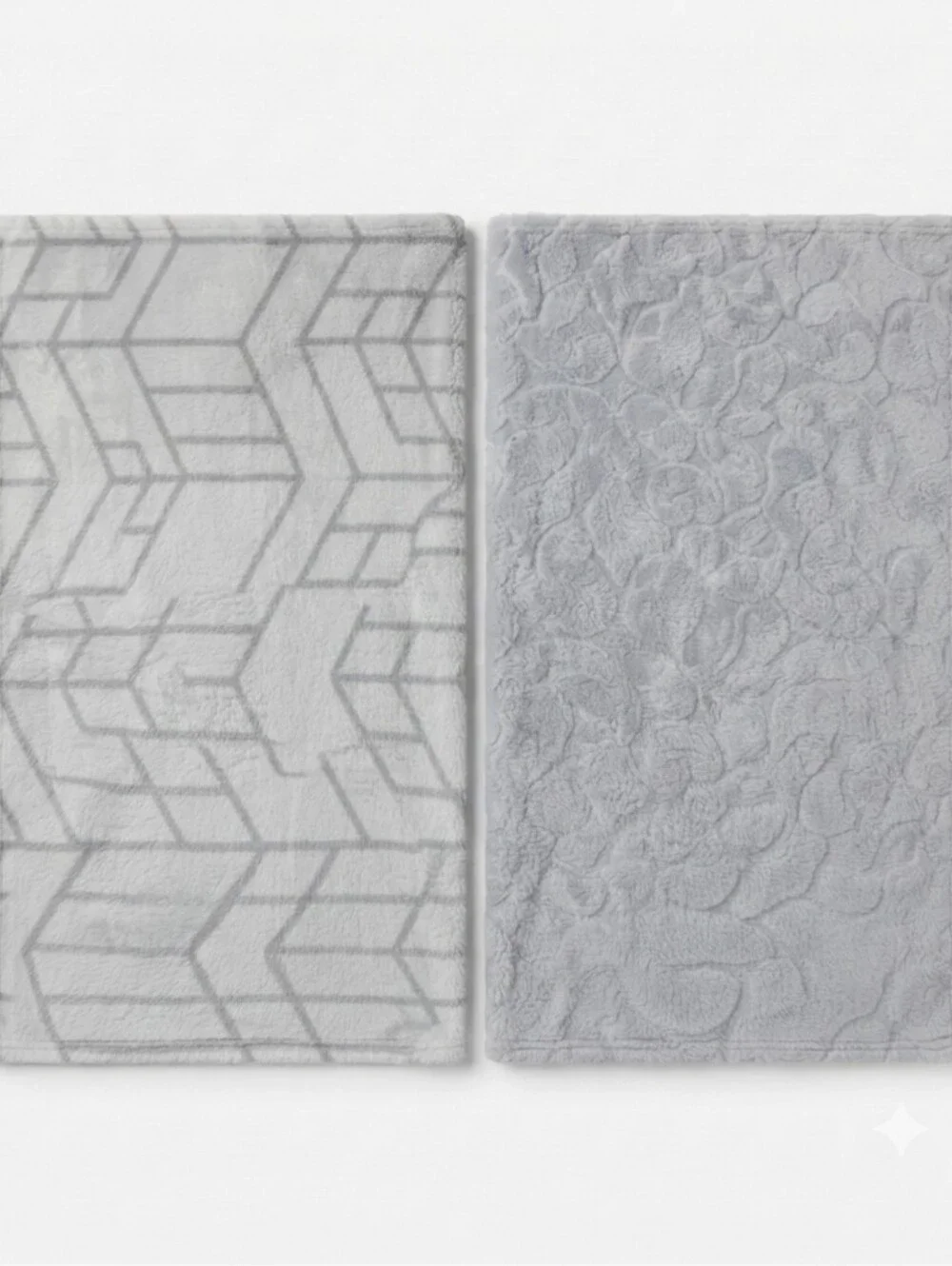 NWT Comfort Bay Super Soft Throw Blankets Set of 2